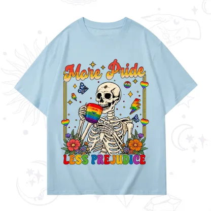 Purplehecate More Pride Less Prejudice Skeleton T-Shirt