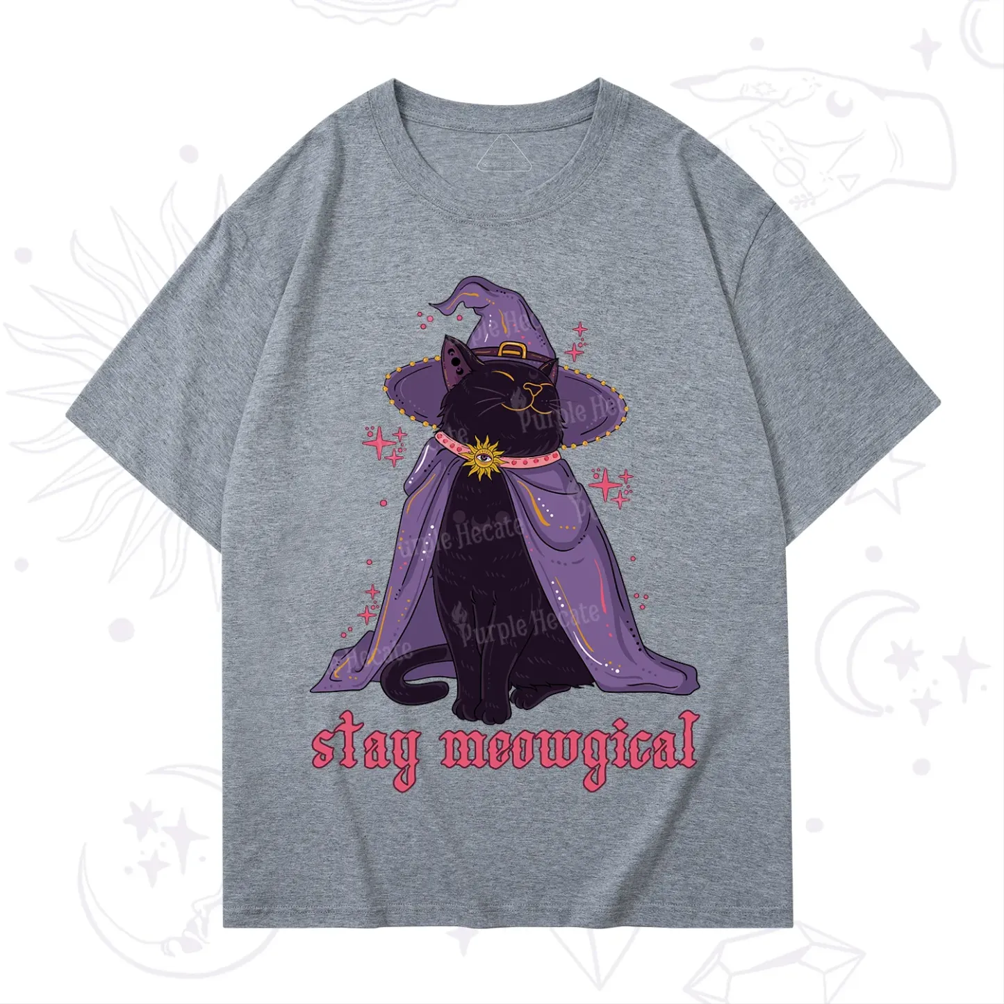 Purplehecate Stay Meowgical Cat T-Shirt
