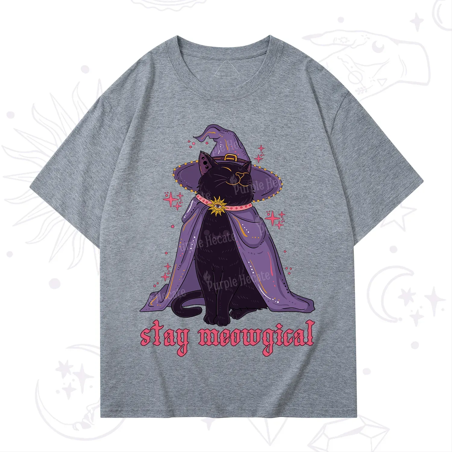 Purplehecate Stay Meowgical Cat T-Shirt