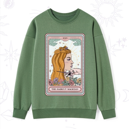 Purplehecate The Haircut Magician Tarot Sweatshirt