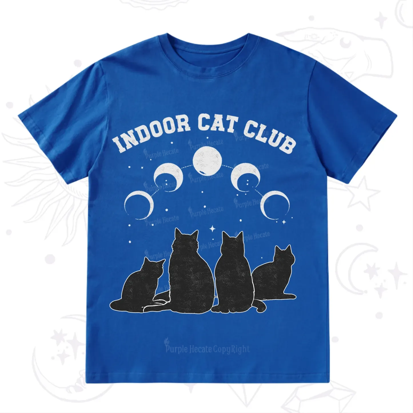 Purplehecate Indoor Cat Club T-Shirt