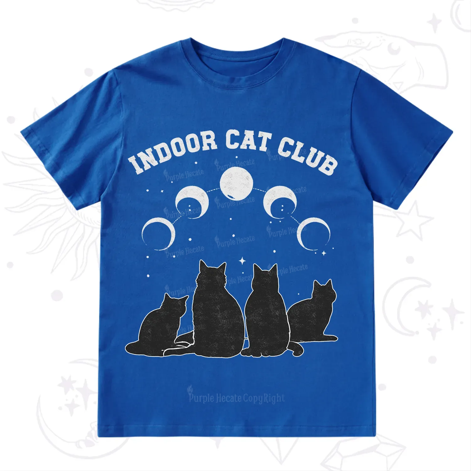 Purplehecate Indoor Cat Club T-Shirt
