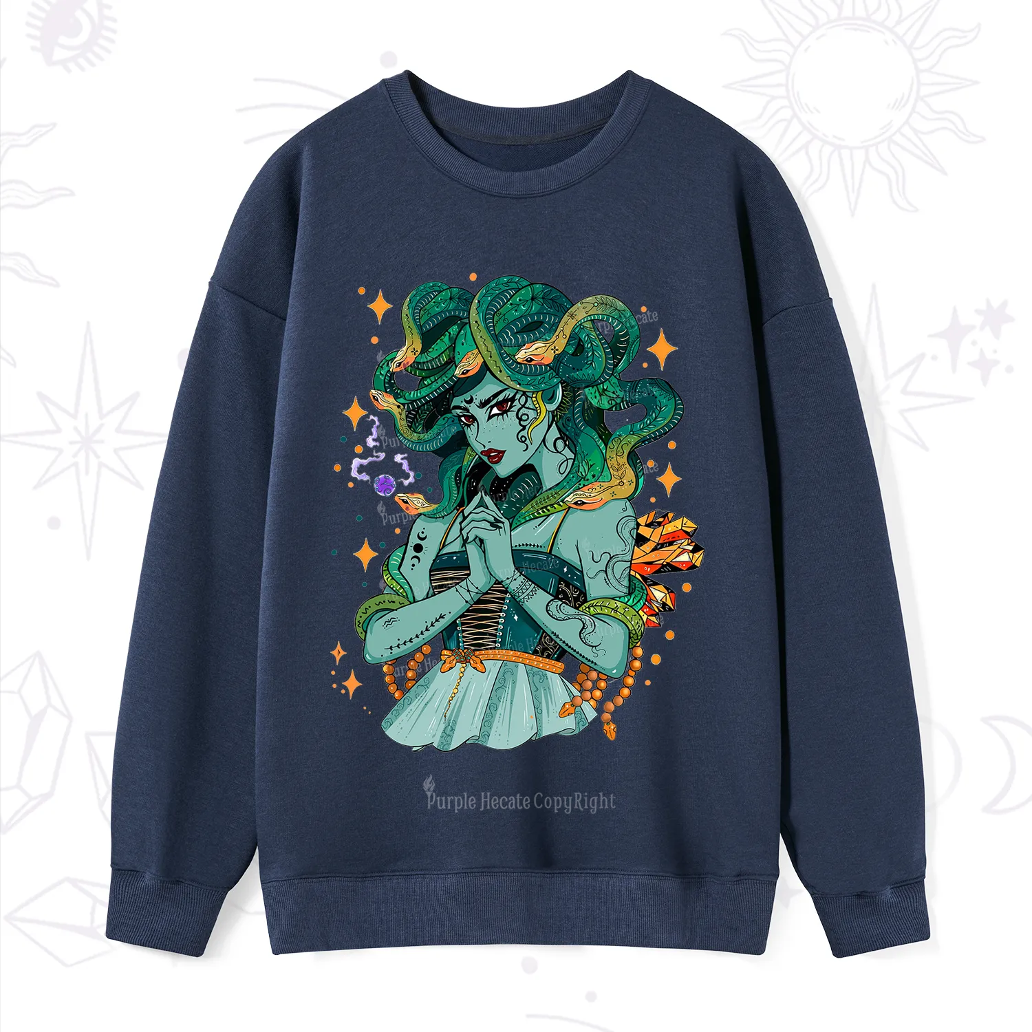 Purplehecate The Gorgon Medusa Sweatshirt