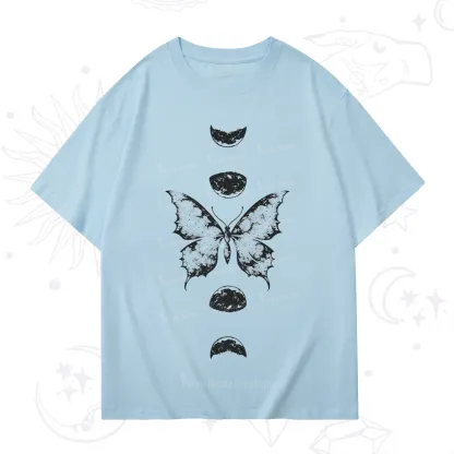 Purplehecate Lunar Butterfly Phases T-Shirt