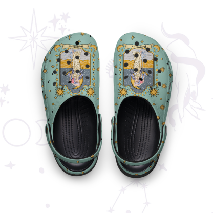 Purplehecate Aquarius Zodiac Rubber Clogs