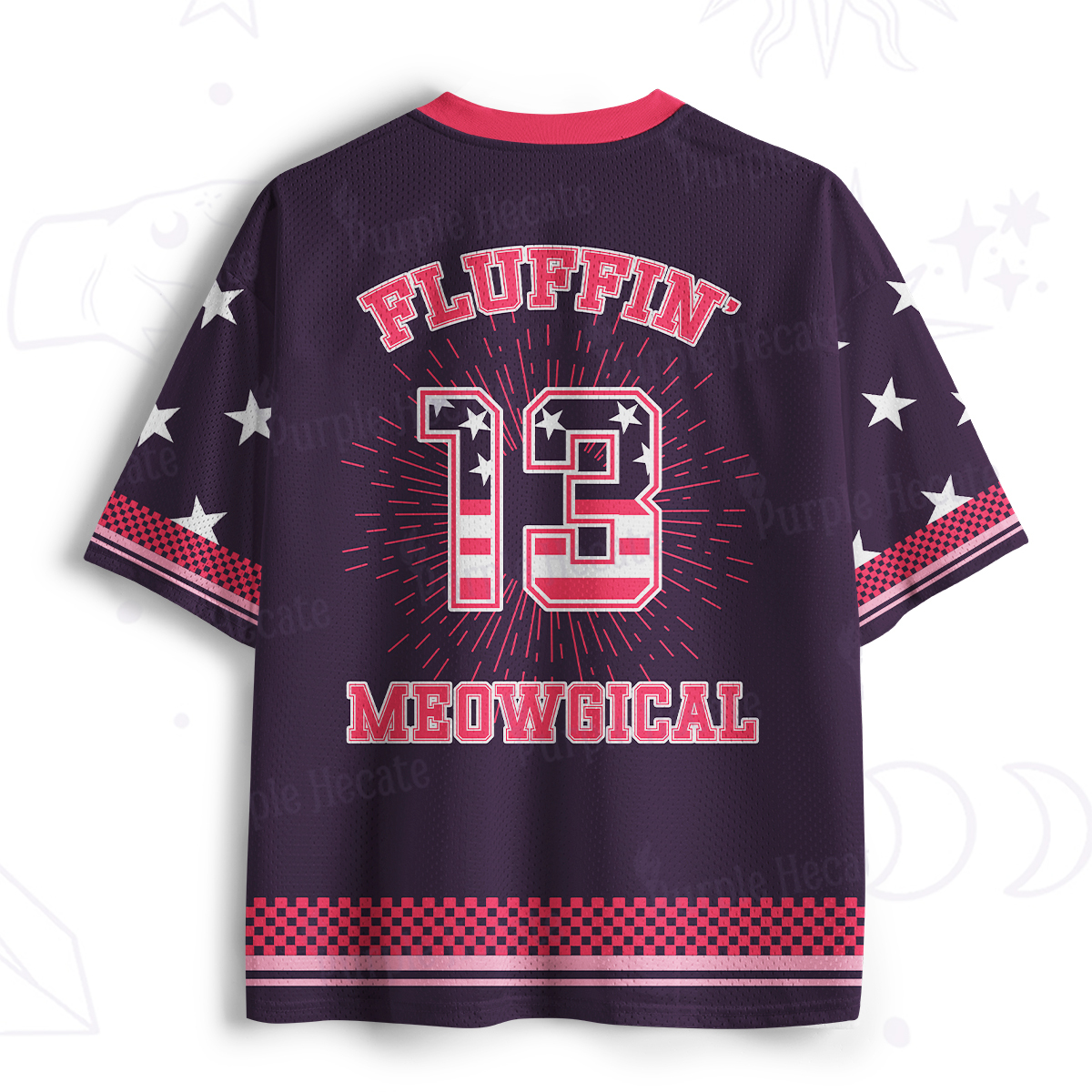 Purplehecate Fluffin Meowgical Mesh Jersey