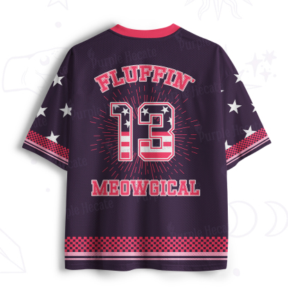 Purplehecate Fluffin Meowgical Mesh Jersey