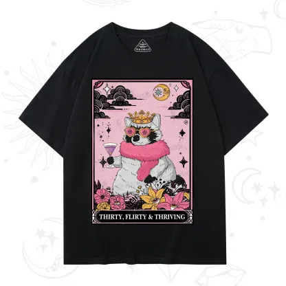Purplehecate The Thirty Flirty Thriving Oracle Card T-Shirt