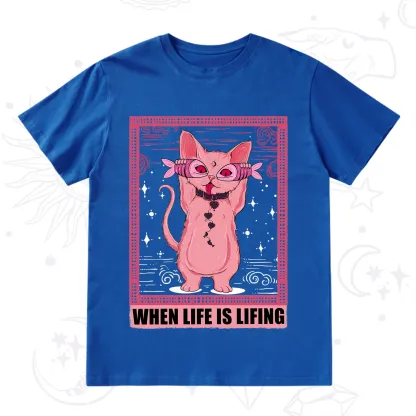 Purplehecate When Life Is Lifting T-Shirt
