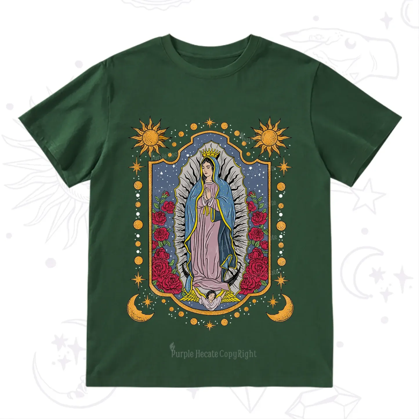 Purplehecate Our Lady of Guadalupe T-Shirt