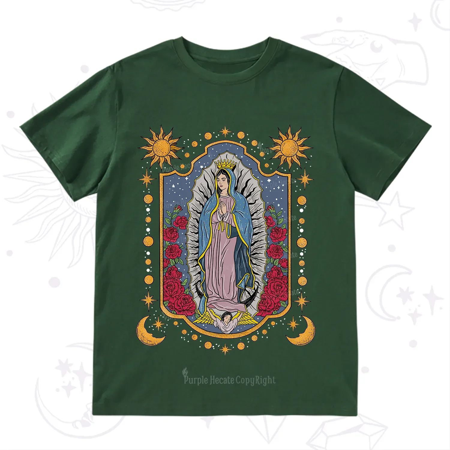 Purplehecate Our Lady of Guadalupe T-Shirt