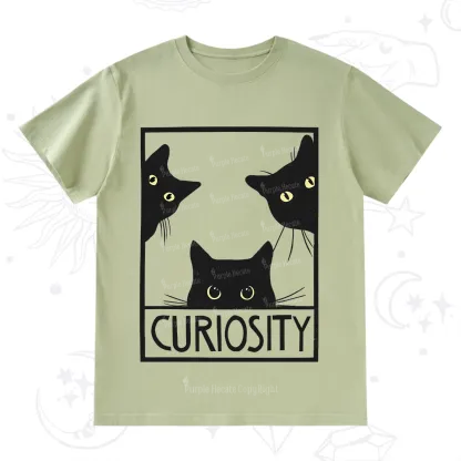 Purplehecate Curiosity Cat T-Shirt