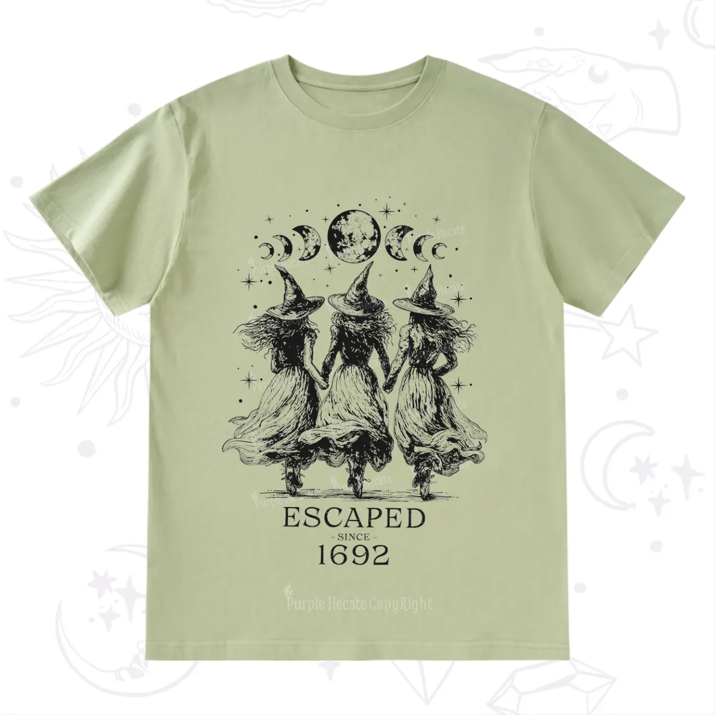 Purplehecate Escaped Since 1692 T-Shirt