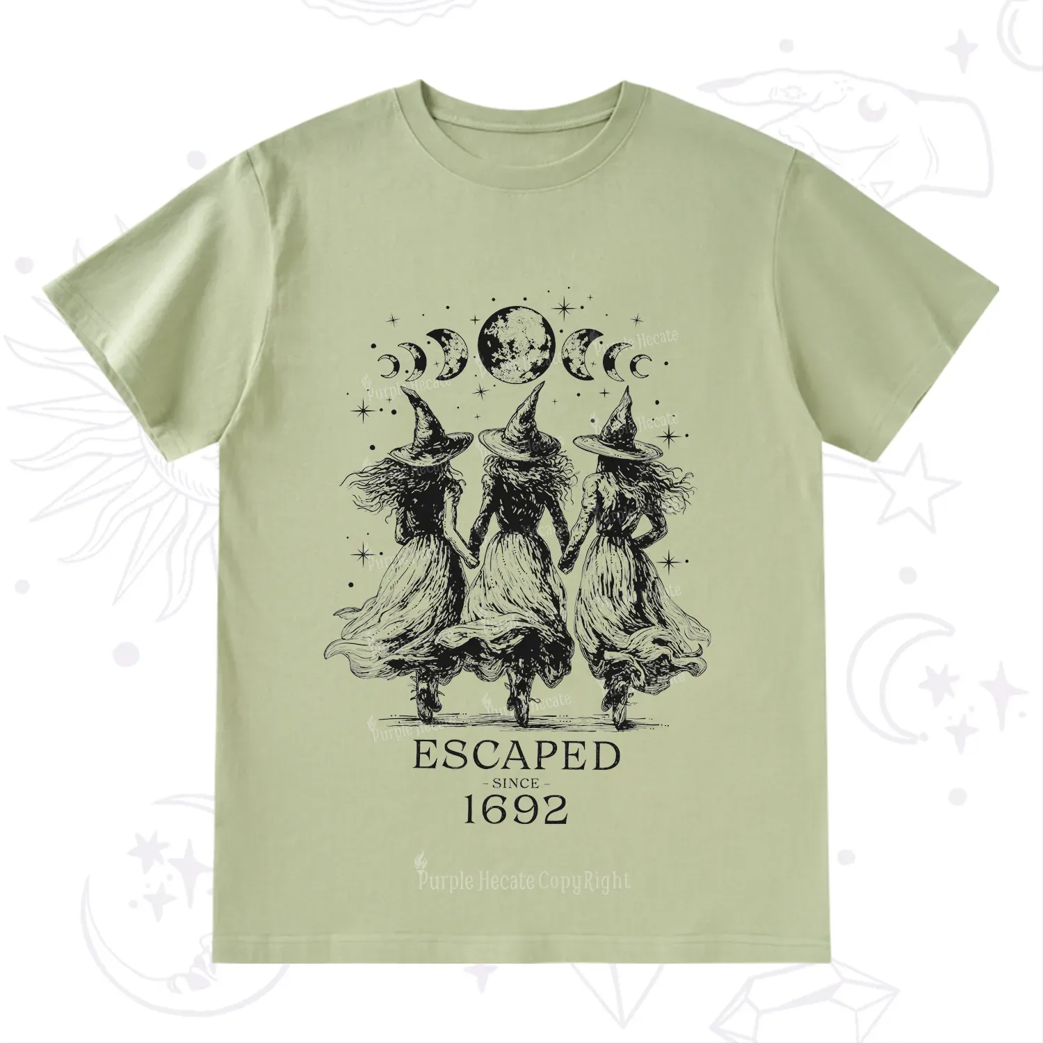 Purplehecate Escaped Since 1692 T-Shirt