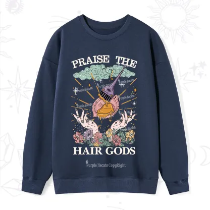 Purplehecate Praise The Hair Gods Sweatshirt