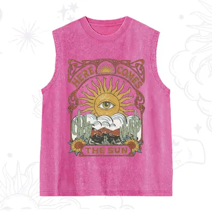 Purplehecate Here Comes The Sun Washed Tank