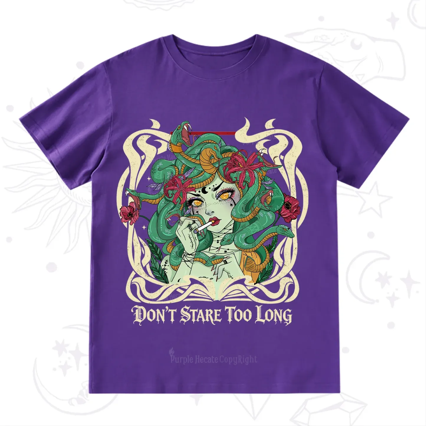 Purplehecate Don't Stare Too Long T-Shirt