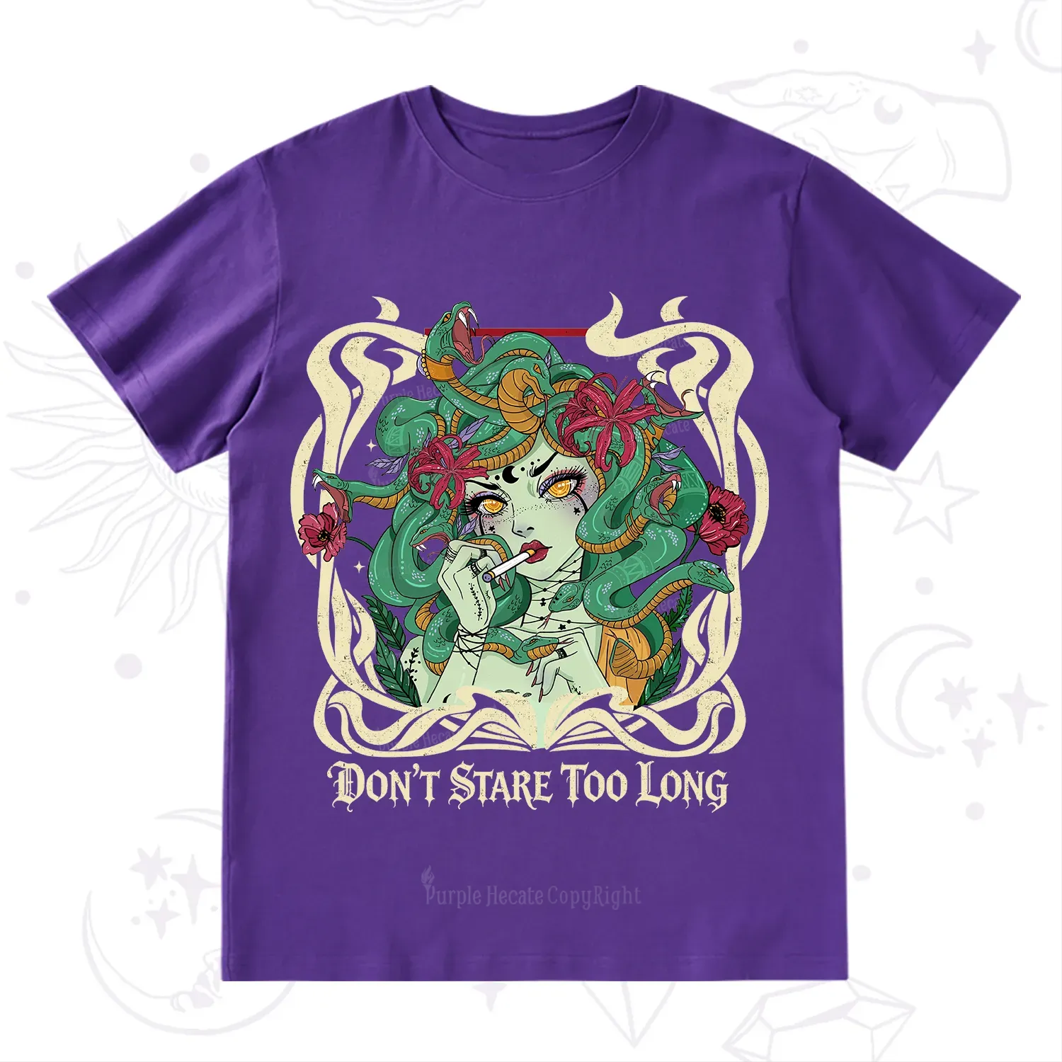 Purplehecate Don't Stare Too Long T-Shirt