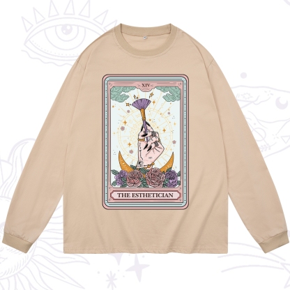 Purplehecate The Esthetician Tarot Card Long Sleeve T-Shirt