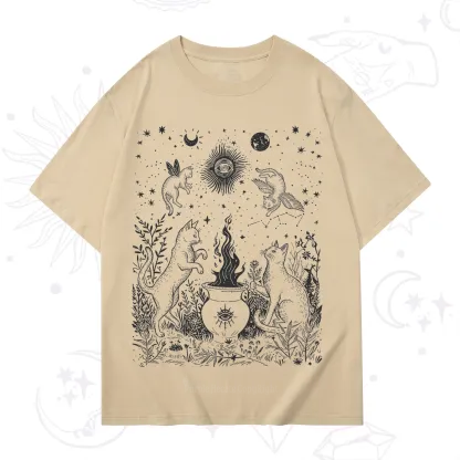 Purplehecate Midnight Meowgic Moon Ritual T-Shirt