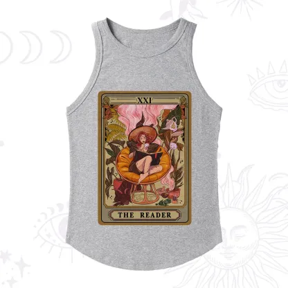 Purplehecate The Reader Tarot Card Racerback Tank Top