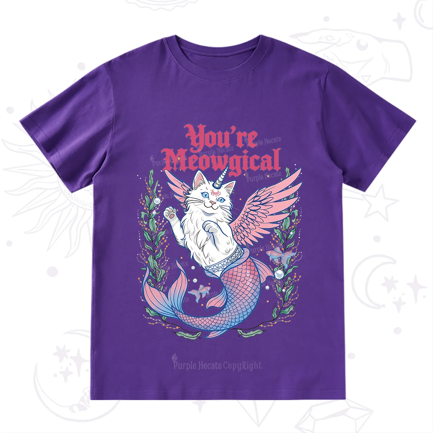 Purplehecate You're Meowgical T-Shirt