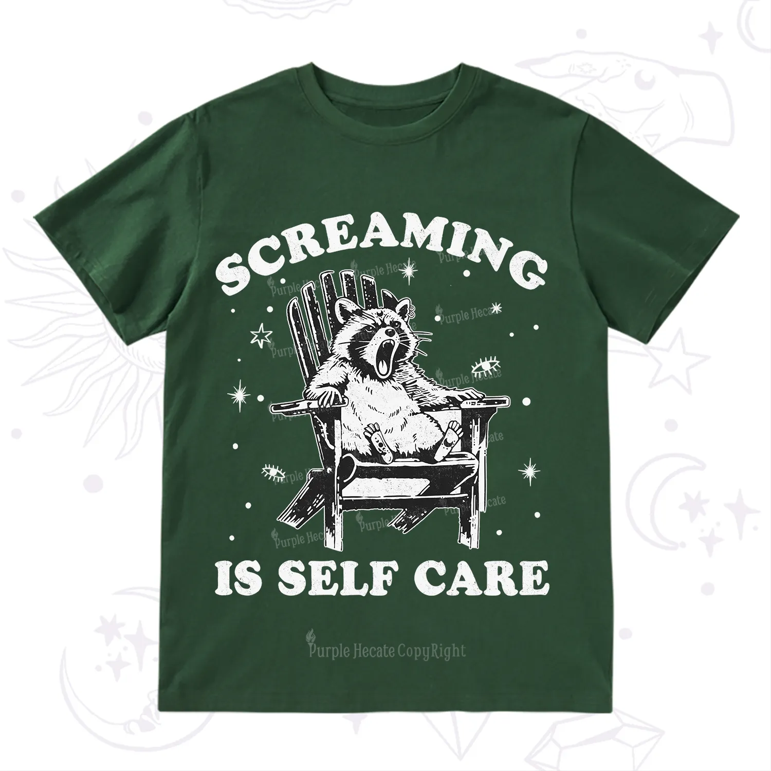 Purplehecate Screaming is Self Care T-Shirt