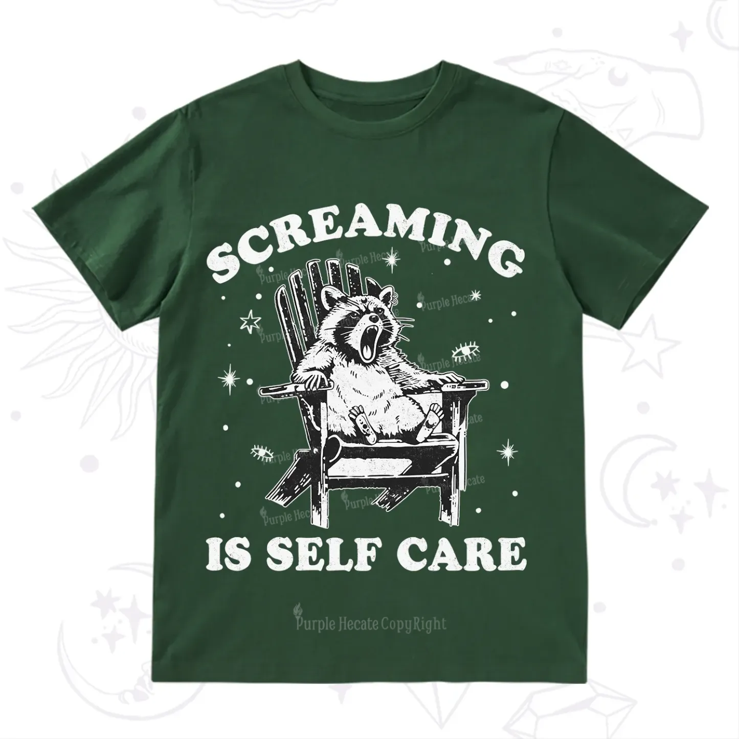 Purplehecate Screaming is Self Care T-Shirt