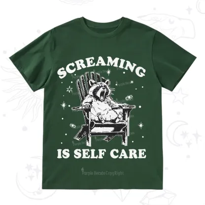 Purplehecate Screaming is Self Care T-Shirt