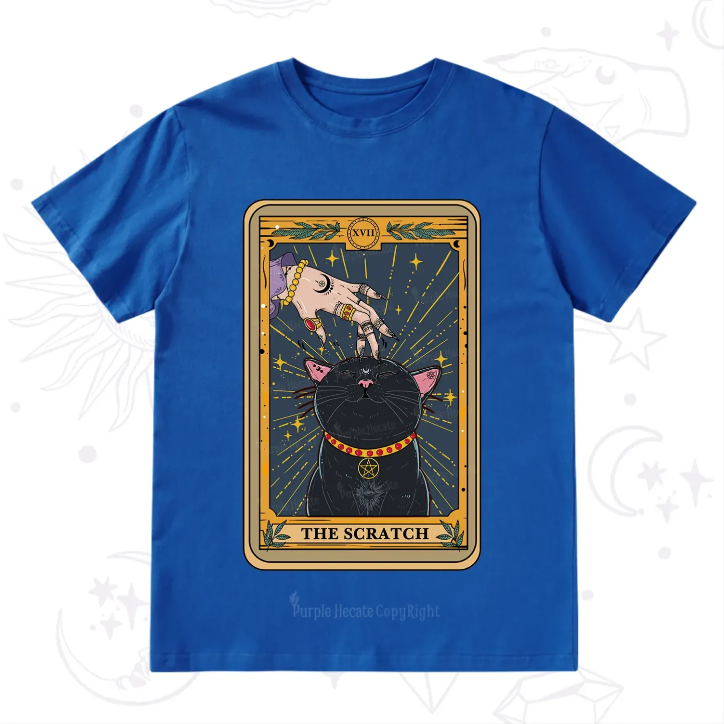 Purplehecate The Scratch Cat Tarot T-Shirt