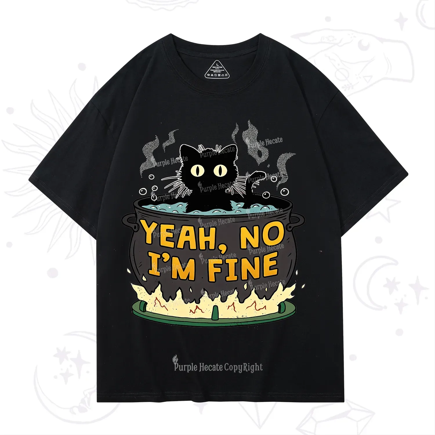 Purplehecate Yeah No I'm Fine T-Shirt