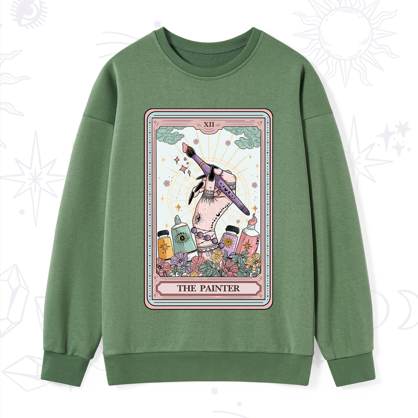 Purplehecate The Painter Tarot Sweatshirt