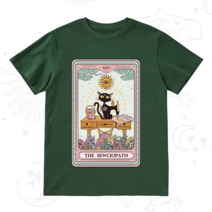Purplehecate The Sewciopath Tarot Card T-Shirt