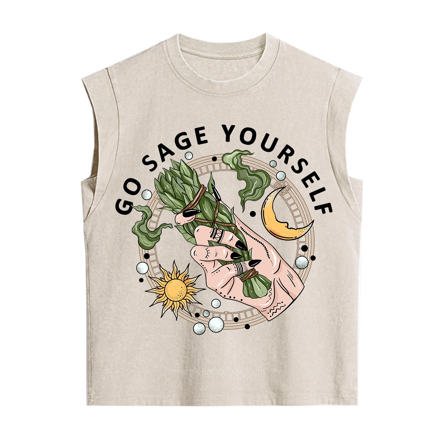 Purplehecate Go Sage Yourself Vintage Washed Tank