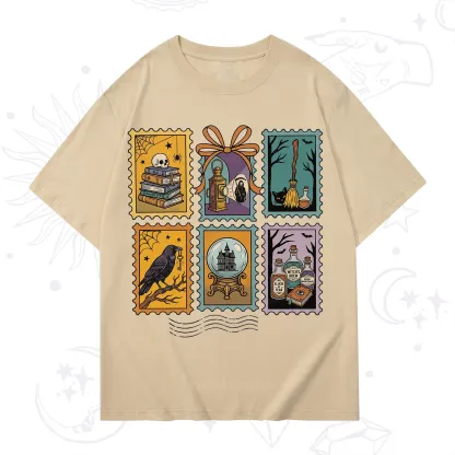 Purplehecate Halloween Witch Raven Castle Potions T-Shirt