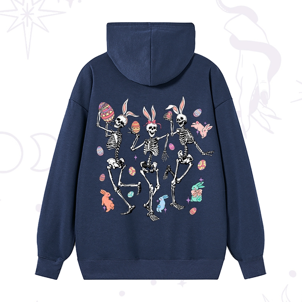 Purplehecate Easter Bunny Skeleton Hoodie