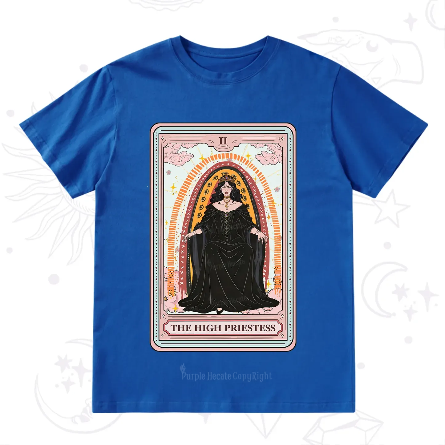 Purplehecate The High Priestess Tarot T-Shirt