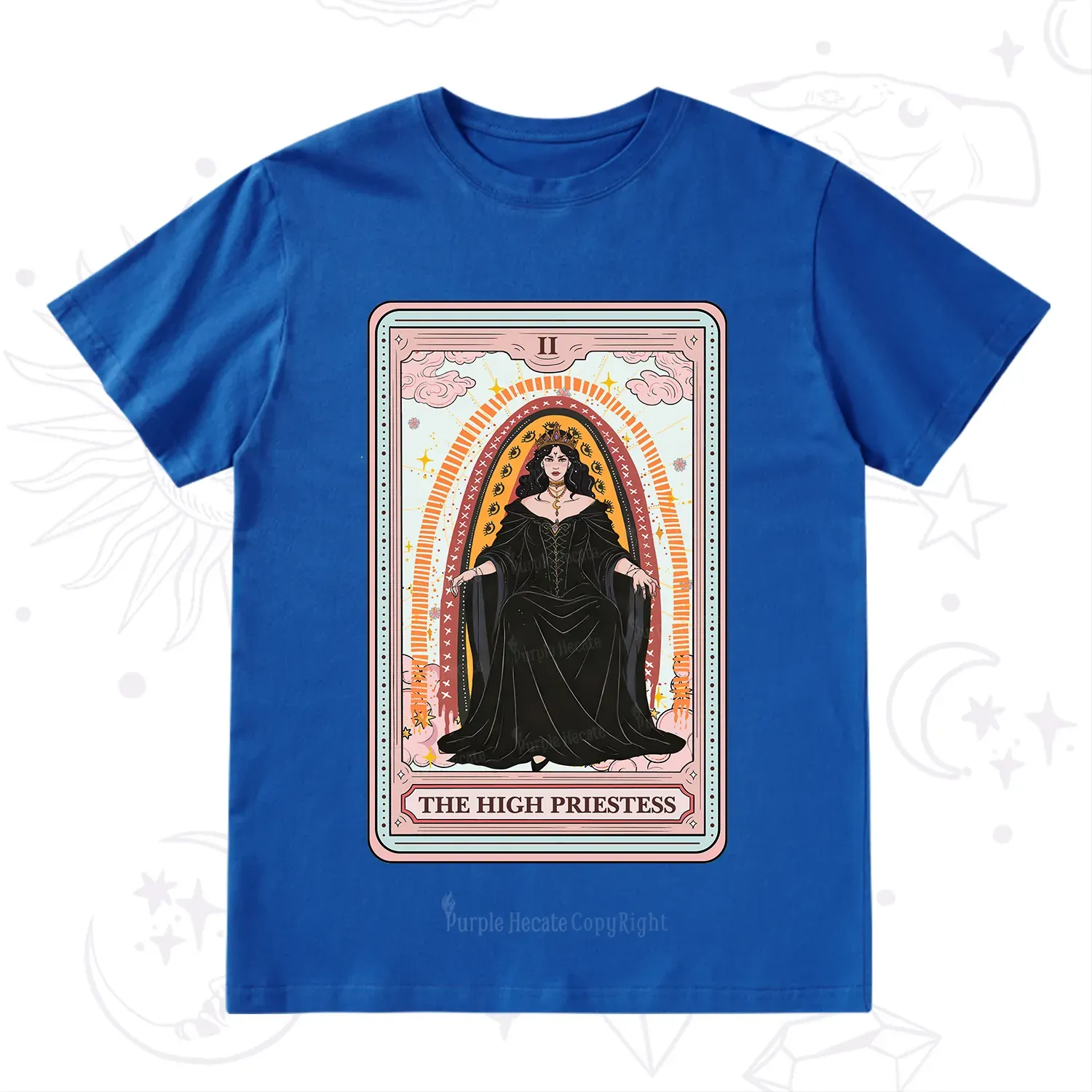 Purplehecate The High Priestess Tarot T-Shirt