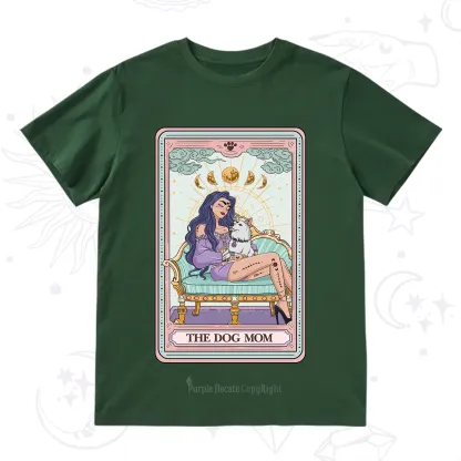 Purplehecate The Dog Mom Tarot Card T-Shirt