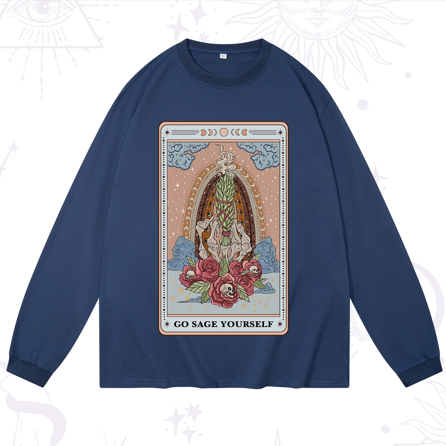 Purplehecate The Go Sage Yourself Tarot Long Sleeve T-Shirt