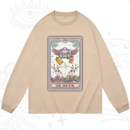 Purplehecate The Doctor Tarot Long Sleeve T-Shirt