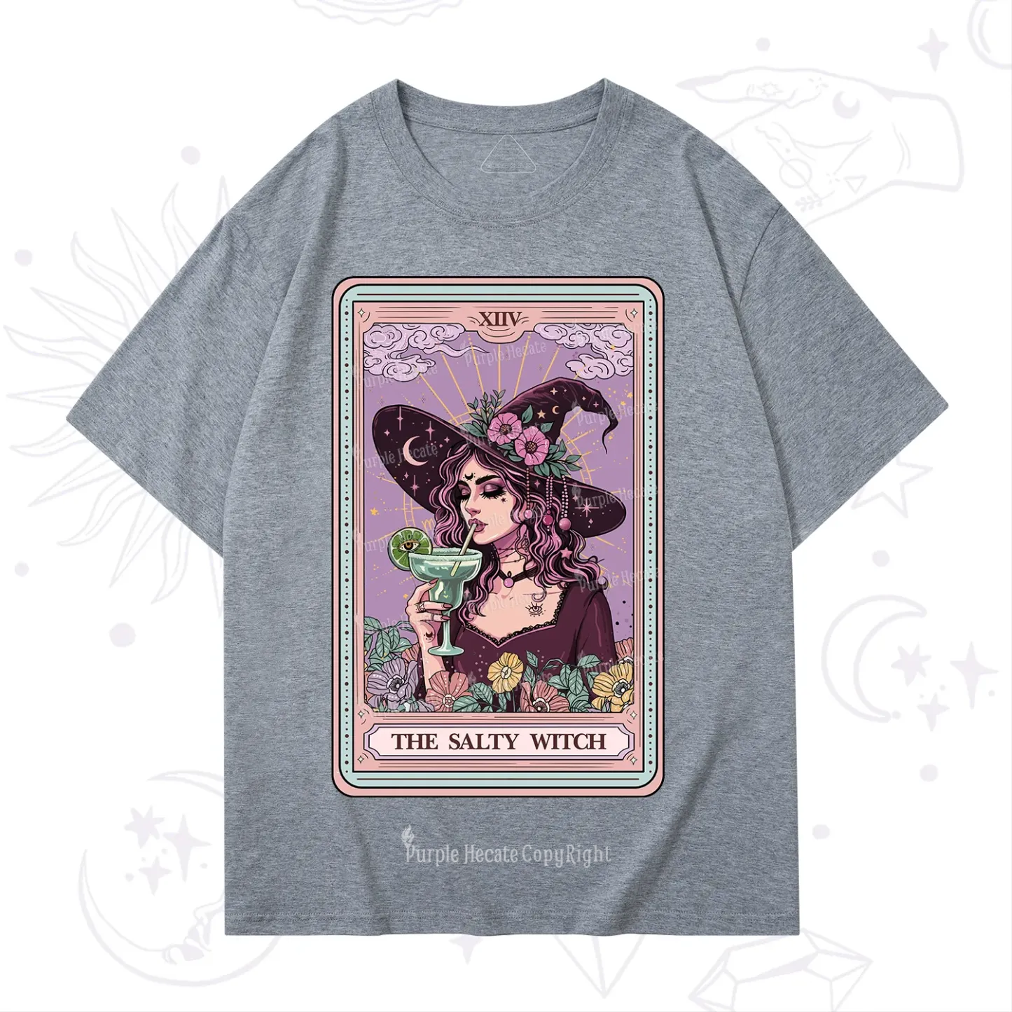 Purplehecate The Salty Witch Tarot T-Shirt