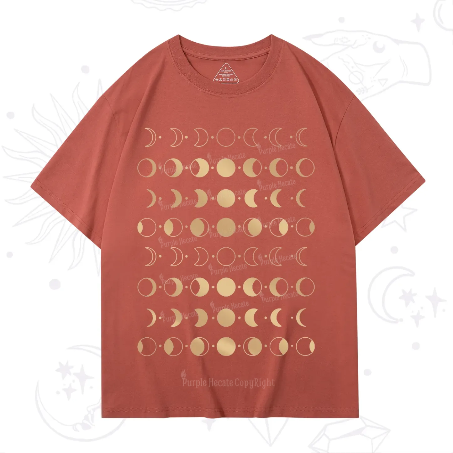 Purplehecate Phases Of Moon T-Shirt