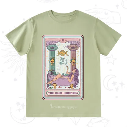Purplehecate The High Priestess Tarot Christmas T-Shirt