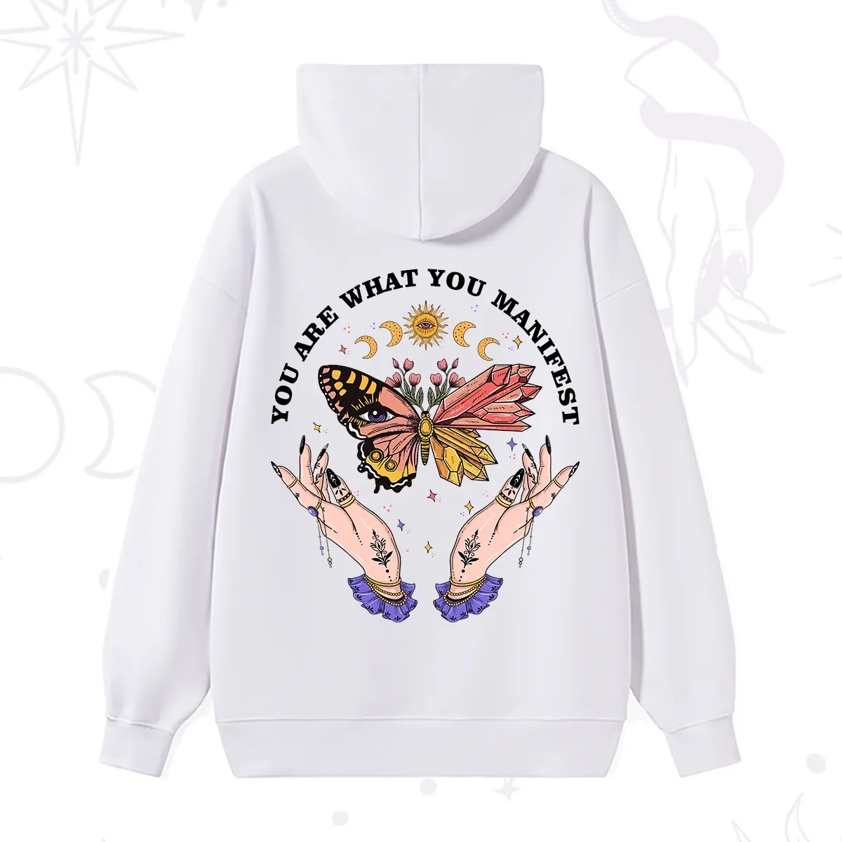 Purplehecate You Are What You Manifest Hoodie