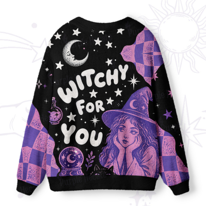 Purplehecate Witchy For You Ugly Cardigan Sweaters