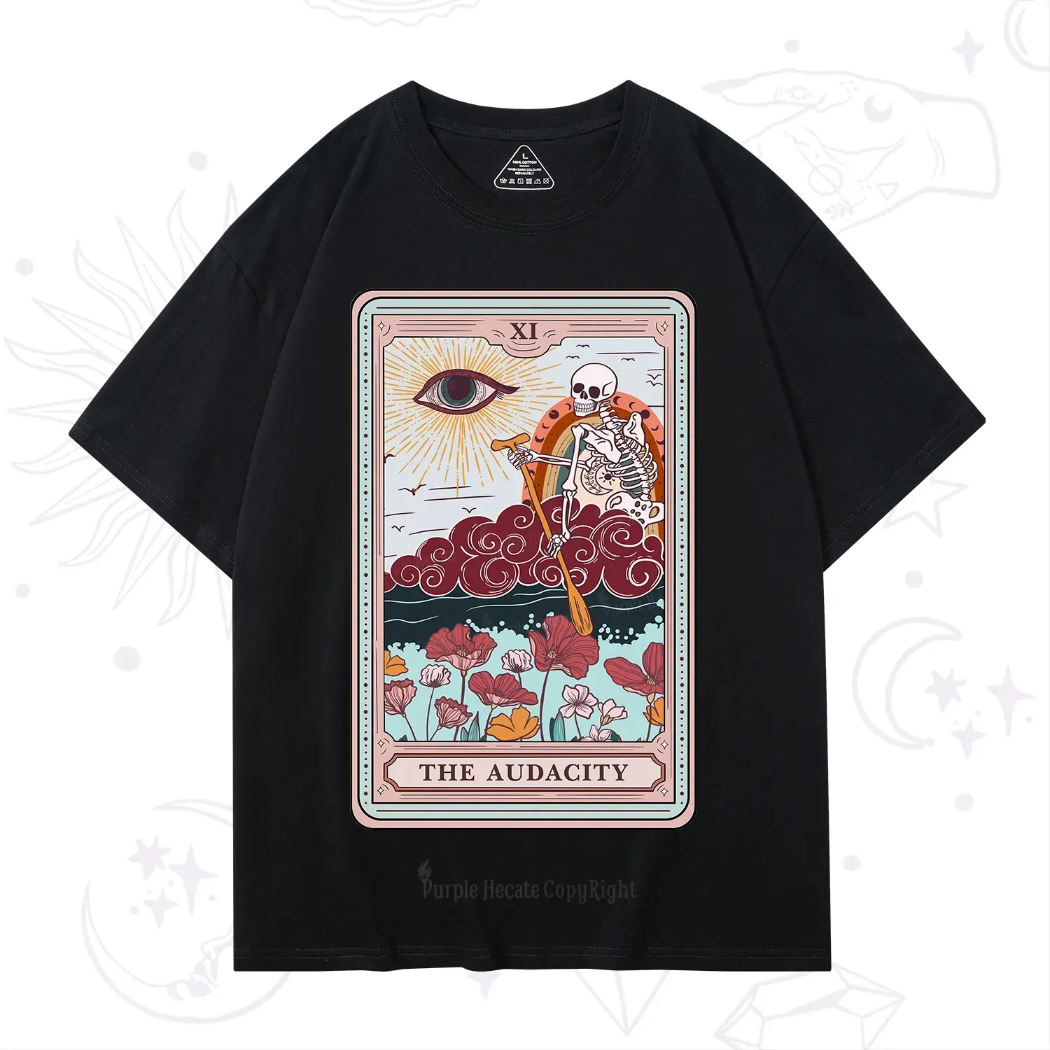 Purplehecate The Audacity Tarot Card T-Shirt