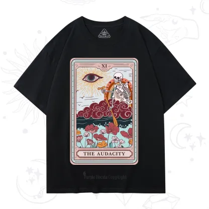 Purplehecate The Audacity Tarot Card T-Shirt