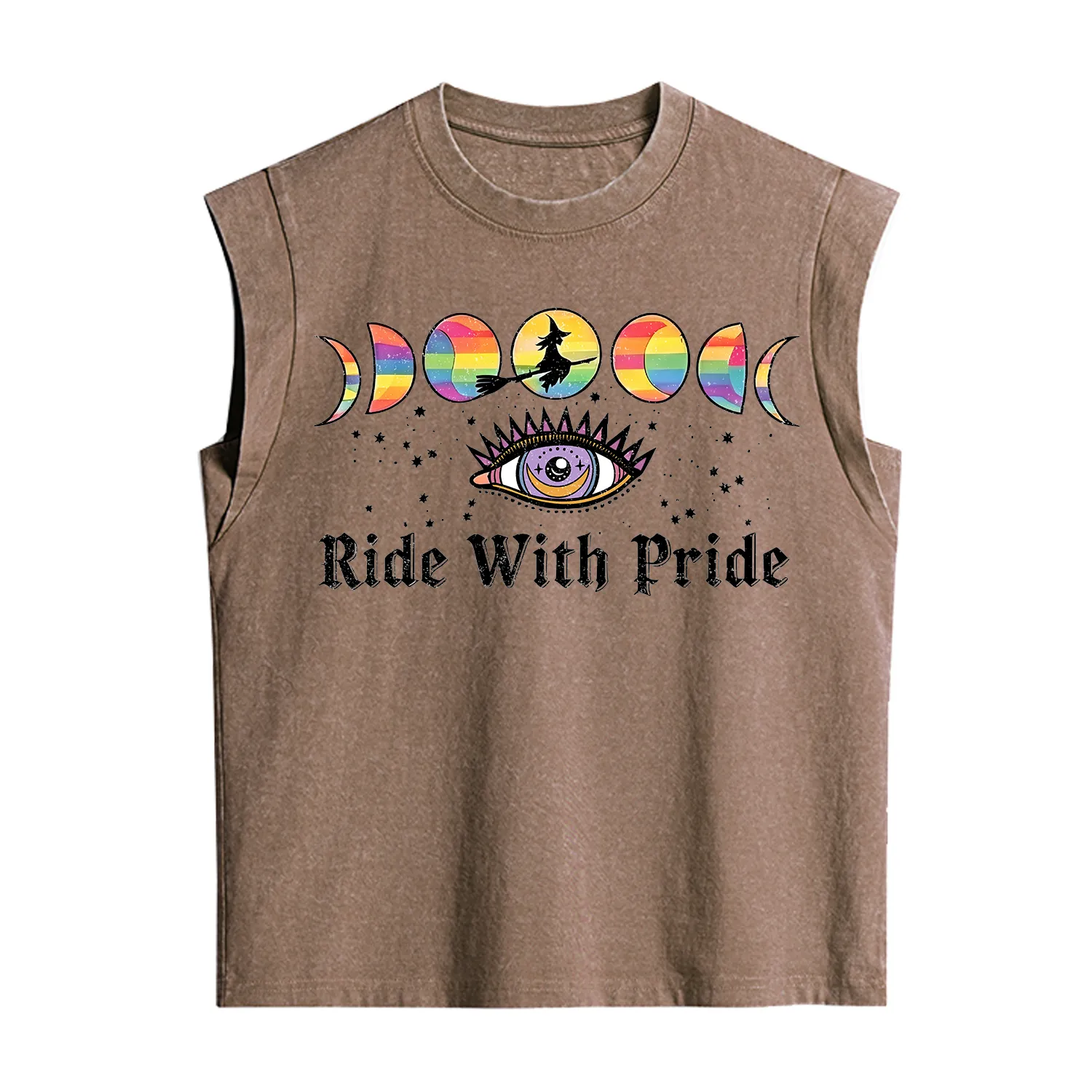 Purplehecate Ride With Rride Vintage Washed Tank