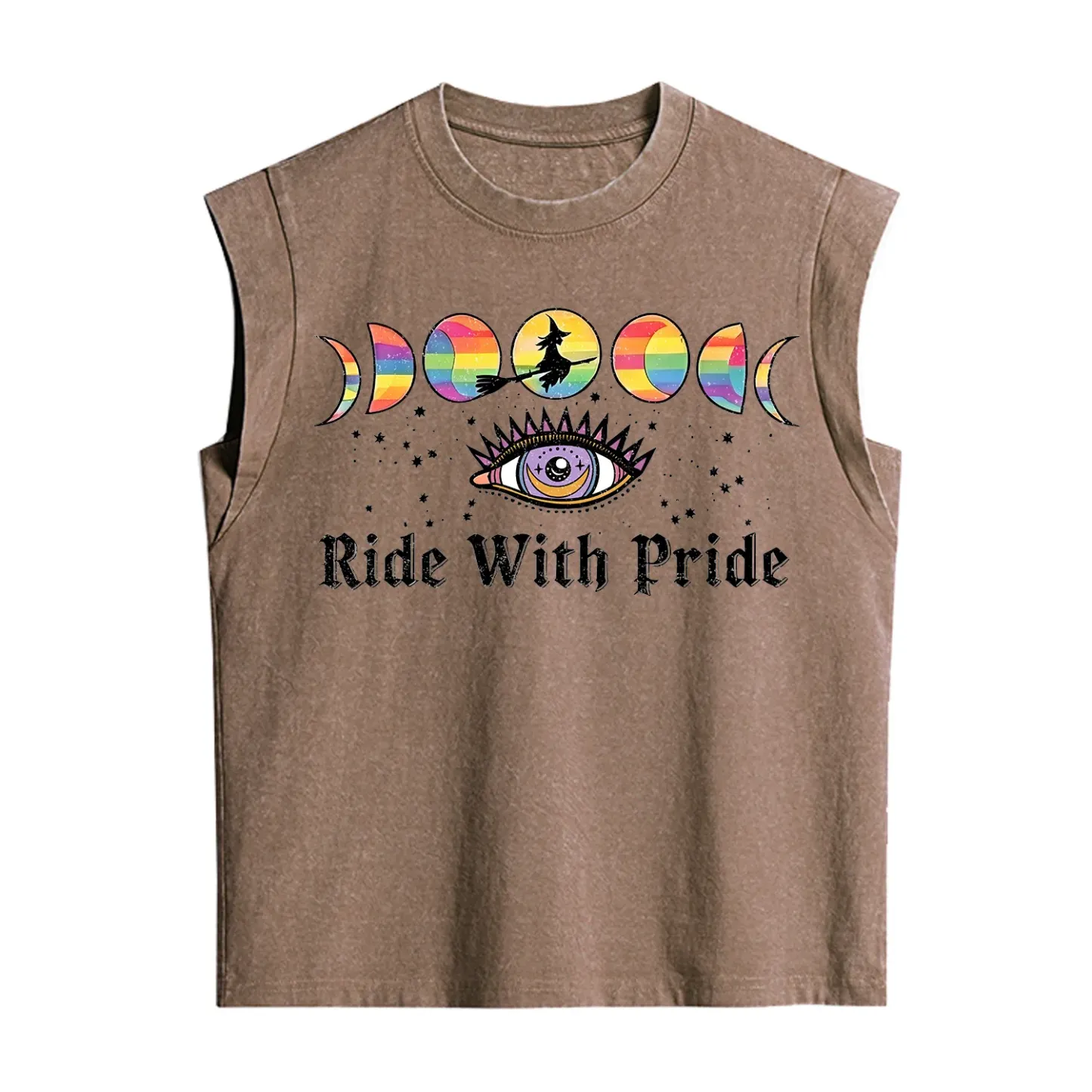 Purplehecate Ride With Rride Vintage Washed Tank